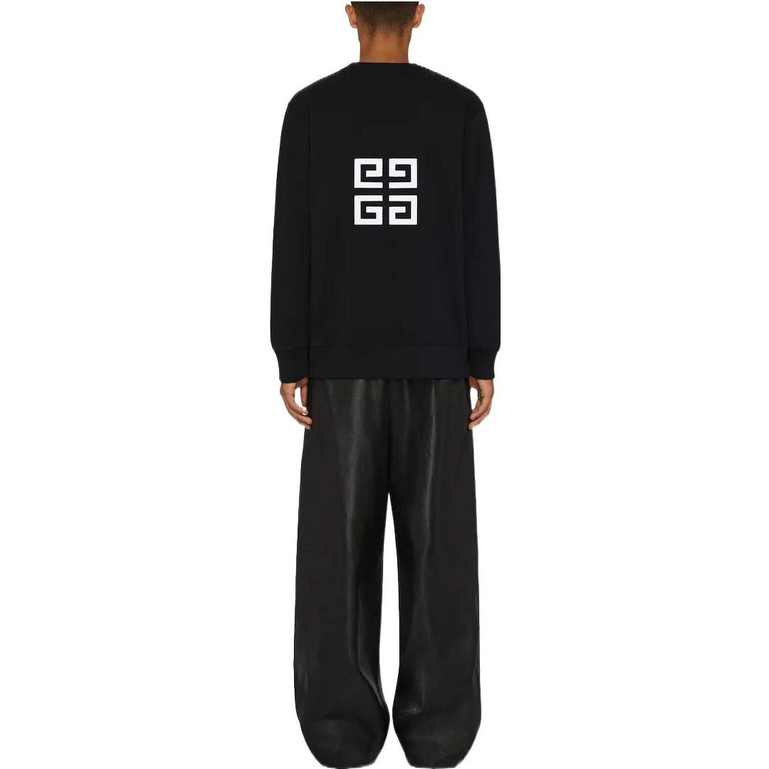 Purchase Givenchy Baju Sweatshirt Logo Cetakan Huruf FW23 Hitam BMJ0HA3Y8M-001