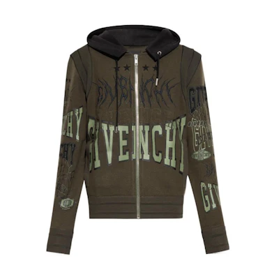 Givenchy FW23 Logo Print Hooded Jacket BM00ZD4YCC-309