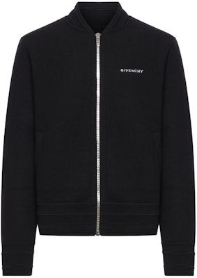 GIVENCHY FW23 Jaket Varsiti Cetakan Logo Hitam Lengan Panjang Outerwear BM014A4YFP-001 Buy GIVENCHY FW23 Jaket Varsiti Cetakan Logo Hitam Lengan Panjang Outerwear BM014A4YFP-001