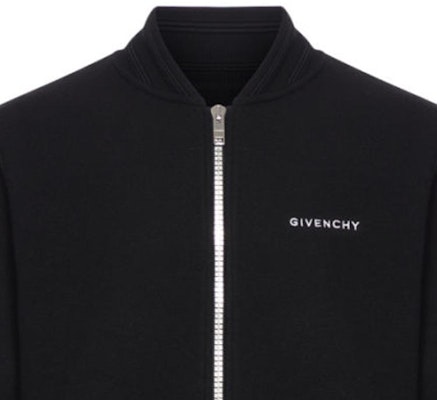 GIVENCHY FW23 Jaket Varsiti Cetakan Logo Hitam Lengan Panjang Outerwear BM014A4YFP-001 Shop GIVENCHY FW23 Jaket Varsiti Cetakan Logo Hitam Lengan Panjang Outerwear BM014A4YFP-001