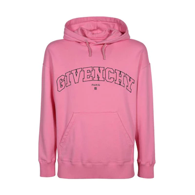 Givenchy FW23 Pink Letter Print Hoodie Long Sleeve Pullover BMJ0HC3Y8Q-656
