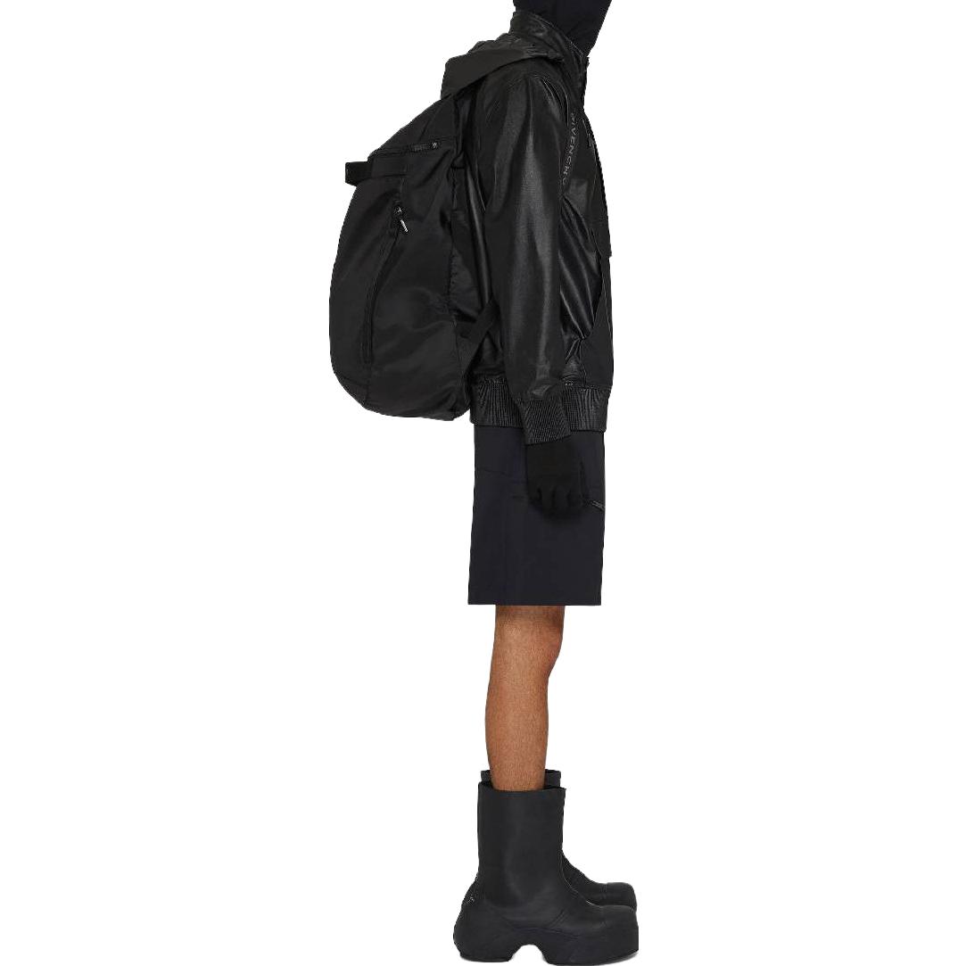 Purchase ジバンシィ FW23 ユーティリティジップカジュアルショーツ ブラック メンズ BM516W14Q6-001