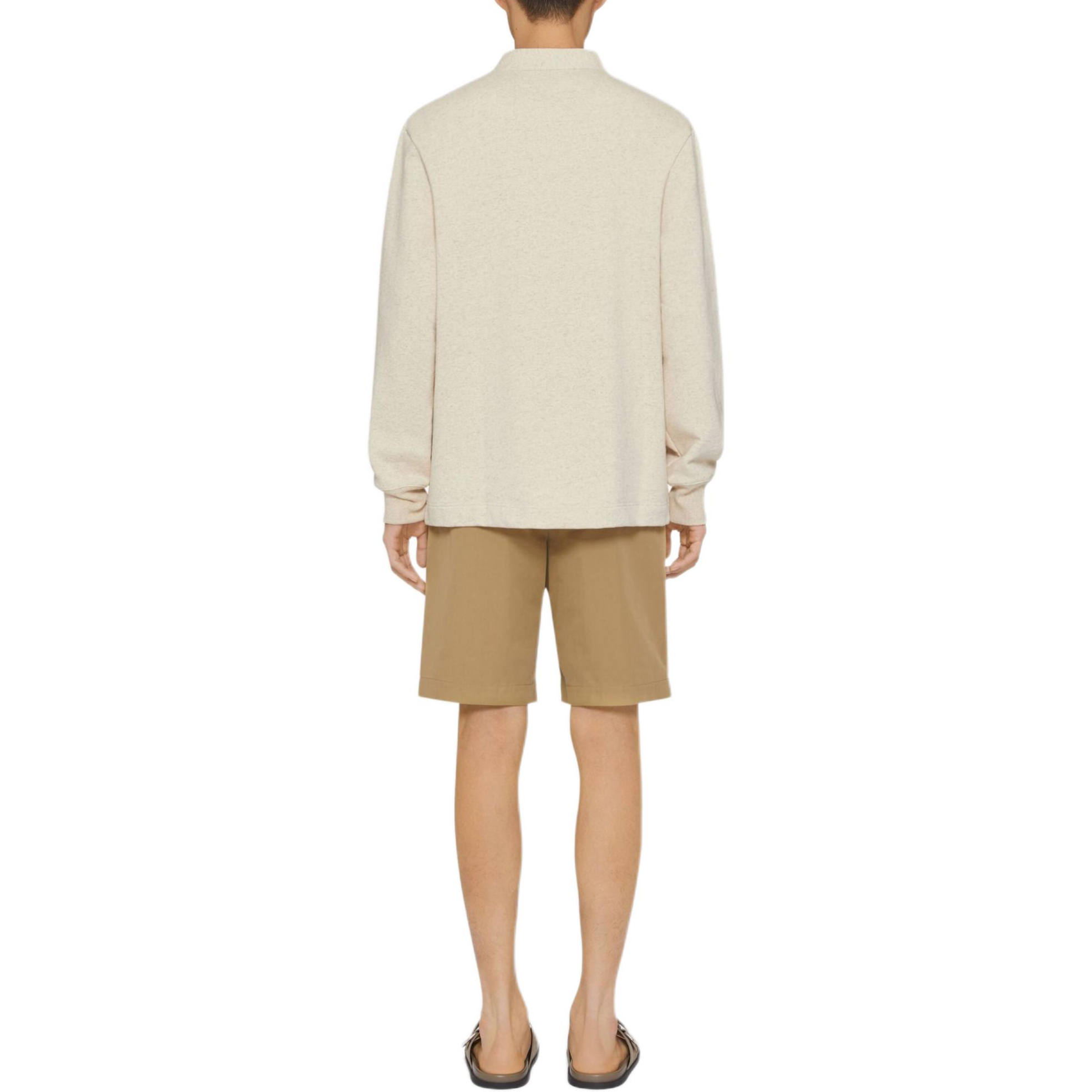 Shop GIVENCHY FW24 Cárdigan Beige de Punto con Cuello V y Bordado de Letras. BMJ0MQ3YN7-101