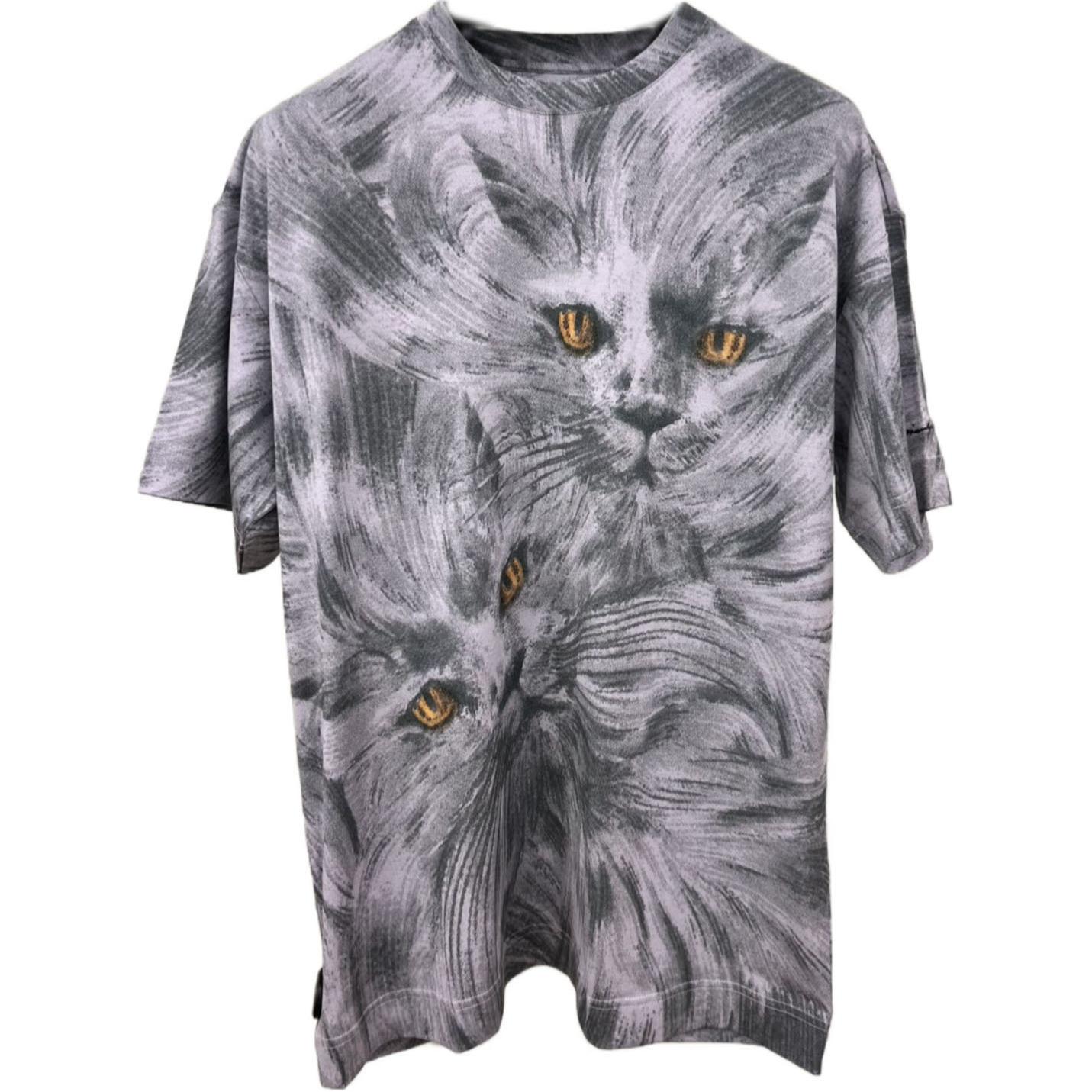 GIVENCHY FW24 Printed Crewneck Short Sleeve T-Shirt Men’s Grey BM71JA3YNP-960 圖 2