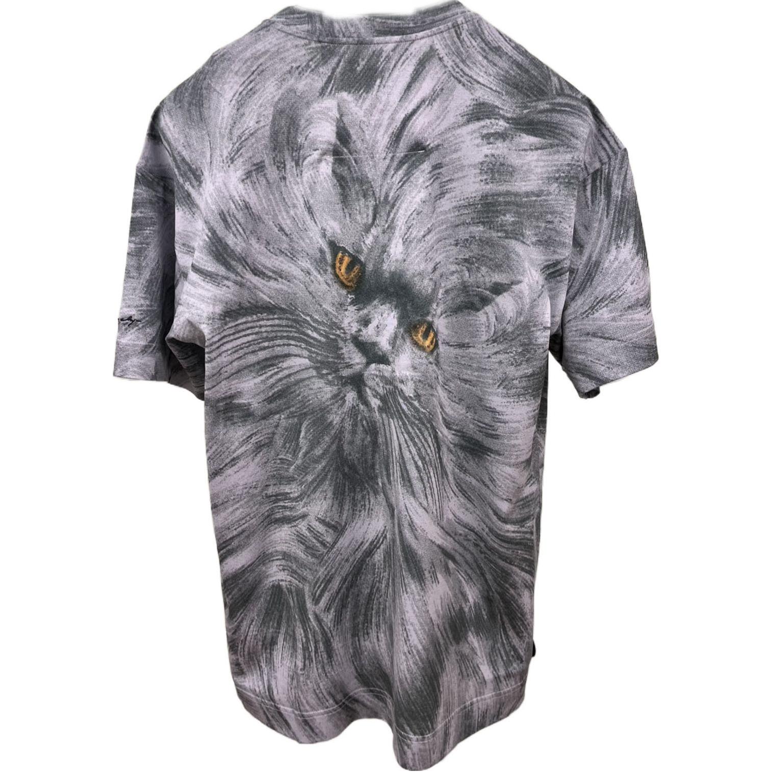 GIVENCHY FW24 Printed Crewneck Short Sleeve T-Shirt Men’s Grey BM71JA3YNP-960 圖 3