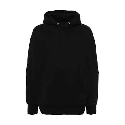 Givenchy FW24 Ribbed Crewneck Hoodie Black - Long Sleeve BMJ1C15Y55-BLACK