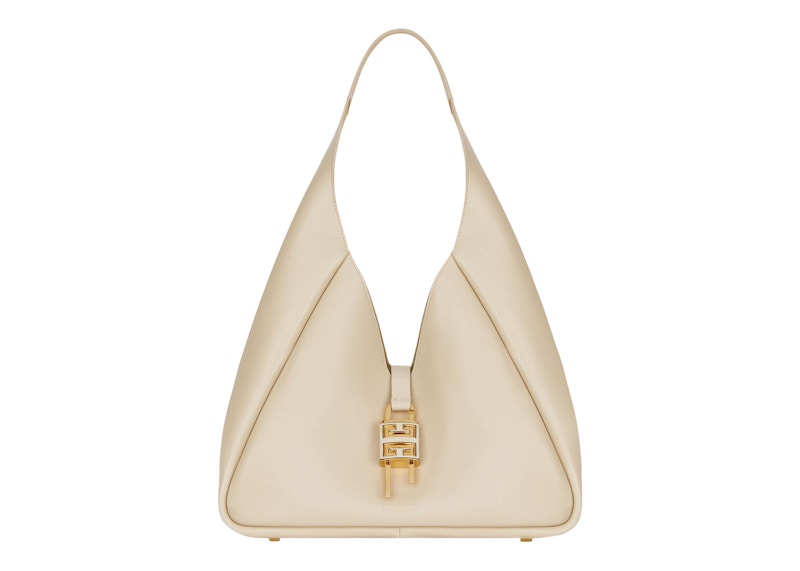 Givenchy G-Hobo Shoulder Bag Medium Natural Beige