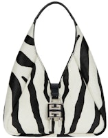 Givenchy G-Hobo Shoulder Bag Mini Zebra Print Black/White Givenchy G-Hobo Shoulder Bag Mini Zebra Print Black/White