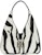 Givenchy G-Hobo Shoulder Bag Mini Zebra Print Black/White