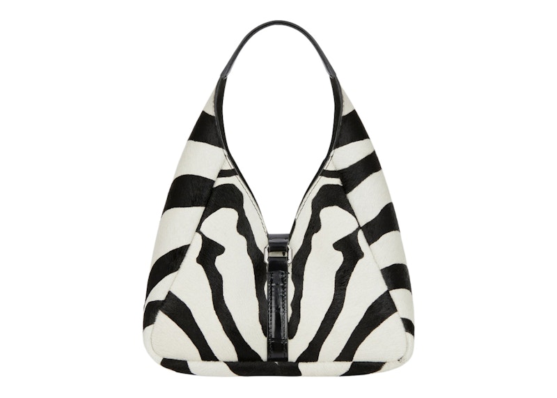 Lookbook 지방시 G-호보 숄더백 미니 지브라 블랙/화이트 

