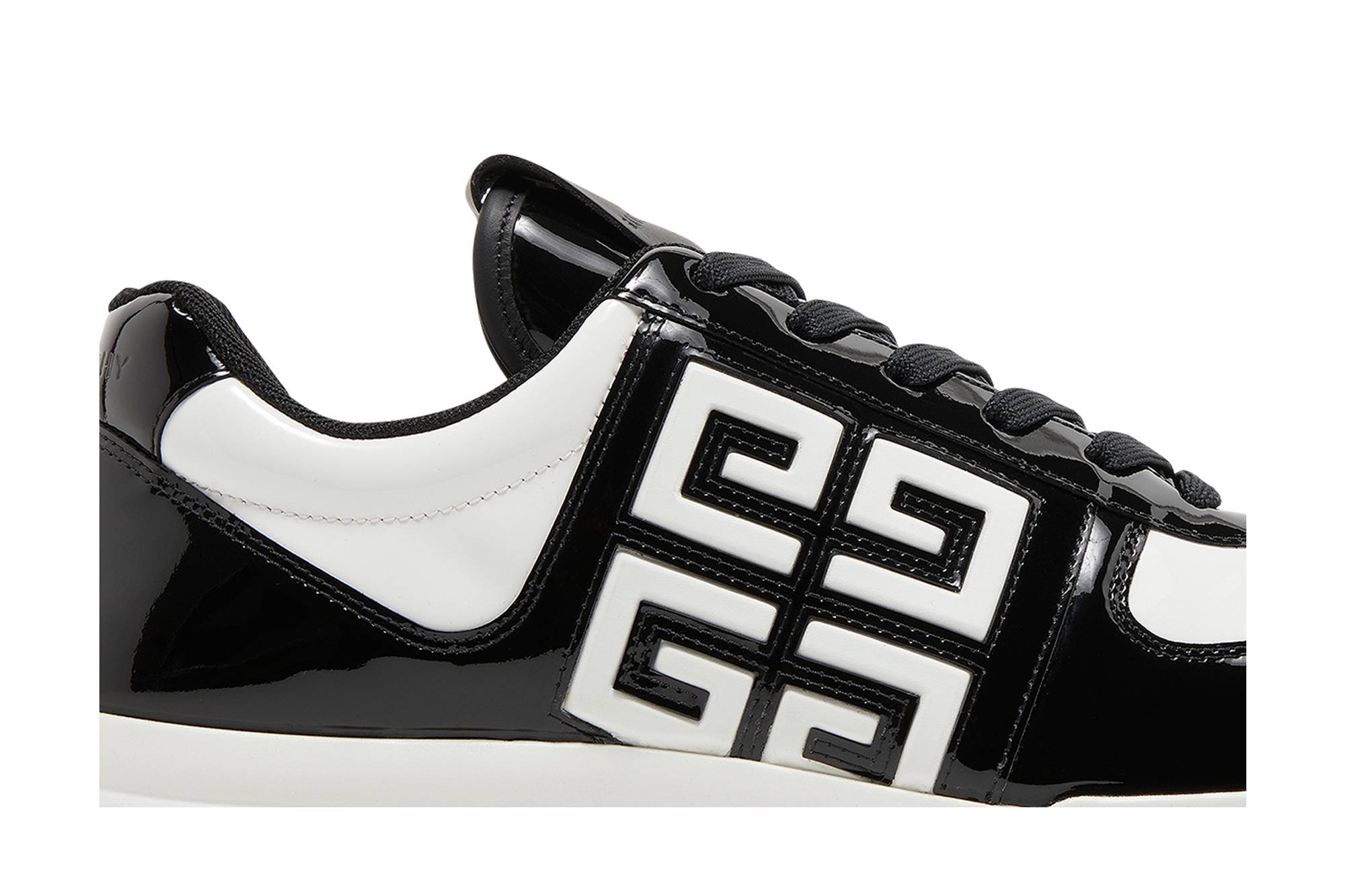 Order Givenchy G4 Sepatu 'Hitam Putih Patent' BH007WH1HJ-004