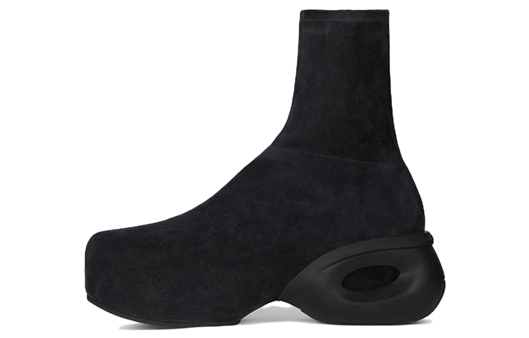 Buy Givenchy G Clog ''Fluwelen Leren Mode Laars - Zwart'' BHZ01BH17T-001