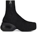 Order Givenchy G Clog ''Fluwelen Leren Mode Laars - Zwart'' BHZ01BH17T-001