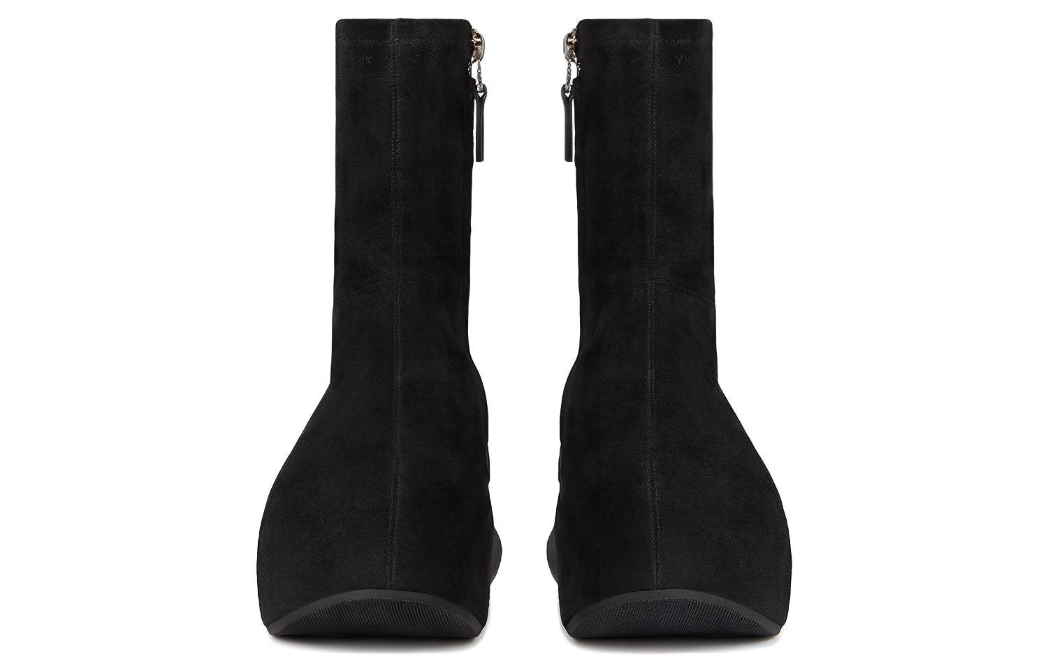 Shop Givenchy G Clog ''Fluwelen Leren Mode Laars - Zwart'' BHZ01BH17T-001