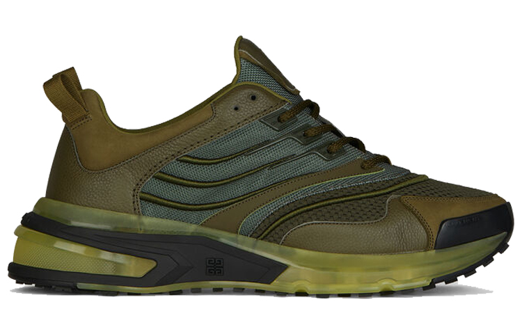 Order ジバンシィ GIV 1 スニーカー オリーブグリーン (透明ソール) BH004WH0V7-306