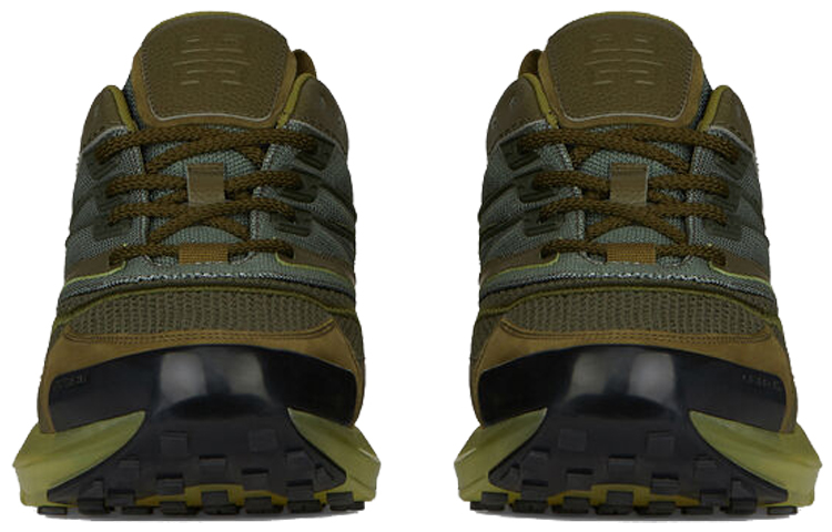 Lookbook ジバンシィ GIV 1 スニーカー オリーブグリーン (透明ソール) BH004WH0V7-306