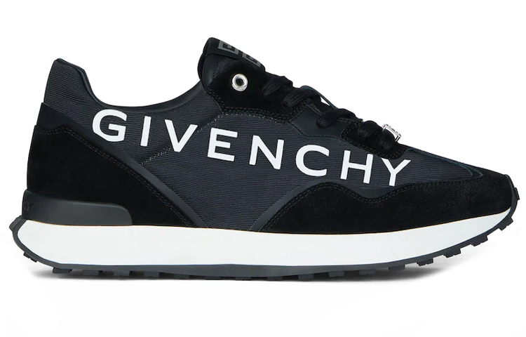 Order Givenchy Sepatu GIV Runner 'Logo Print - Hitam' BH006ZH1AL-001