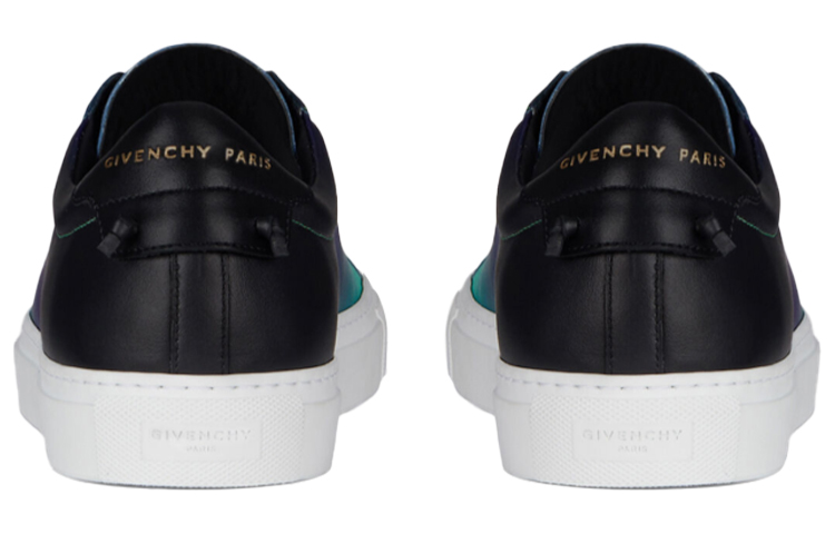 Givenchy Gradient Matte Leather Sneakers 'Black Blue Green' 圖 5