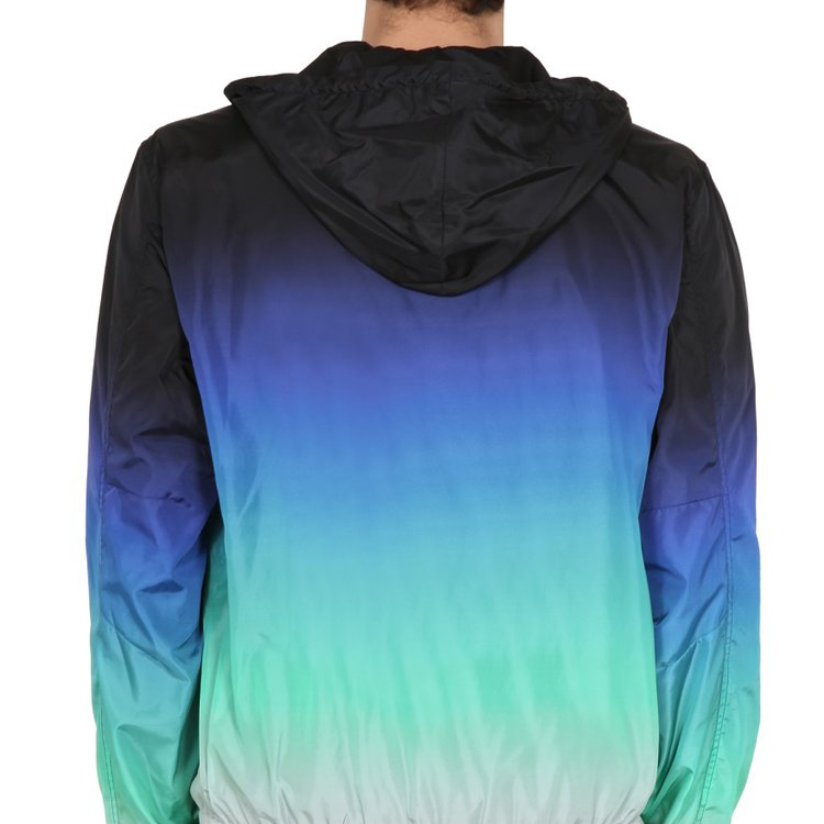 Details for ジバンシィ グラデーションジッパー ダブルポケット フード付きジャケット ブラック メンズ BM00EZ133B-997