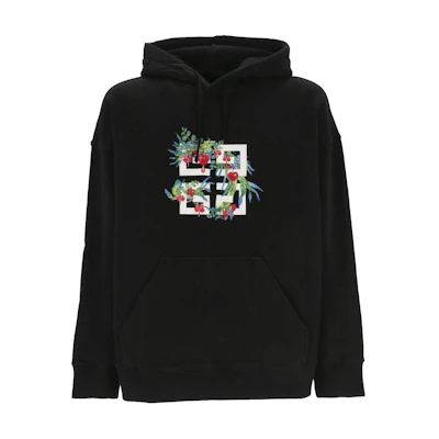 Givenchy Graphic Print Slim Fit Hoodie Black () BMJ0HC3YJX-001
