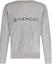 Order GIVENCHY Grey Crewneck Logo Print Long Sleeve Sweatshirt. BMJ0HA3YAC-055