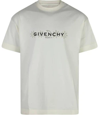 ジバンシィ アイボリー ホワイト レタープリント クルーネック スリムフィット Tシャツ BM71JA3YN0-105 Order ジバンシィ アイボリー ホワイト レタープリント クルーネック スリムフィット Tシャツ BM71JA3YN0-105