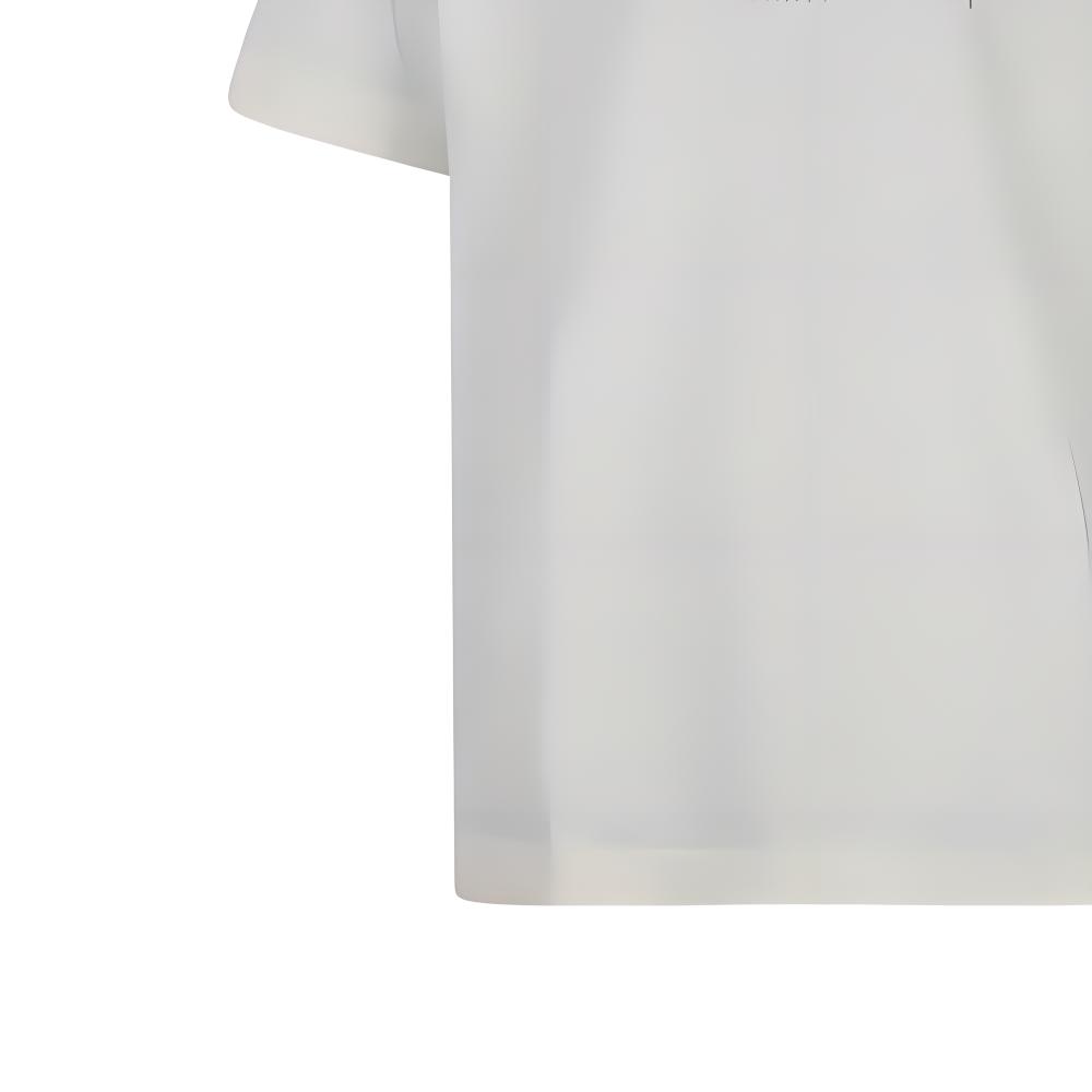 GIVENCHY Ivory White  Letter Print Crewneck Slim Fit Short Sleeve T-Shirt BM71JA3YN0-105 圖 6