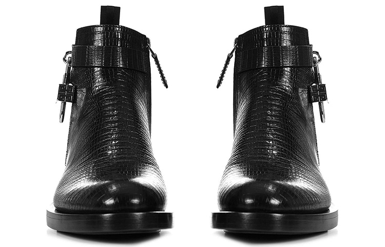 Givenchy Leather Ankle Boots 'Black' 圖 3