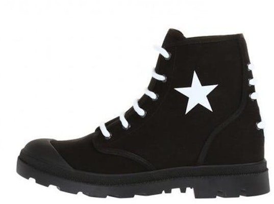 Givenchy Leather Lace-Up Boots Black 'Star' BM08383834-001 Buy Givenchy Leather Lace-Up Boots Black 'Star' BM08383834-001