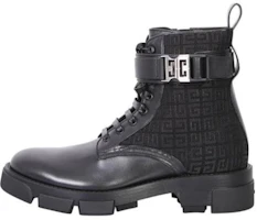 Givenchy Leather Lace-Up Round-Toe Boots 'Black Fashion' BH603FH1CH-001 Givenchy Leather Lace-Up Round-Toe Boots 'Black Fashion' BH603FH1CH-001