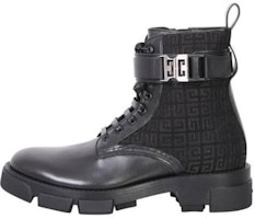 Givenchy Leather Lace-Up Round-Toe Boots 'Black Fashion' BH603FH1CH-001 Givenchy Leather Lace-Up Round-Toe Boots 'Black Fashion' BH603FH1CH-001