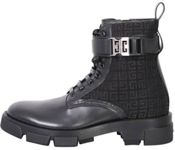 纪梵希黑色时尚皮革系带圆头靴 BH603FH1CH-001 Buy 纪梵希黑色时尚皮革系带圆头靴 BH603FH1CH-001