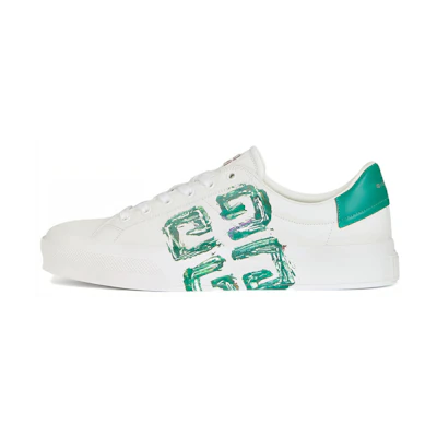 Givenchy Leather Sneaker 'White Green'
