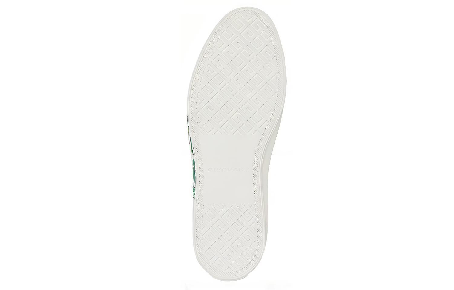 Givenchy Leather Sneaker 'White Green' 圖 5