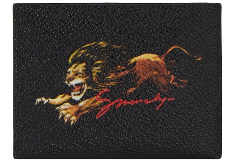 Givenchy Leo Card Holder Black Multicolor