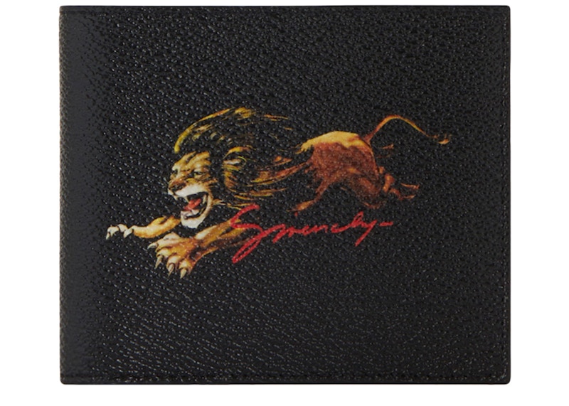 Givenchy Leo Wallet Coated Canvas Black Multicolor