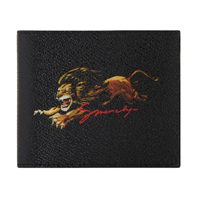 Givenchy Leo Wallet Coated Canvas Black Multicolor
