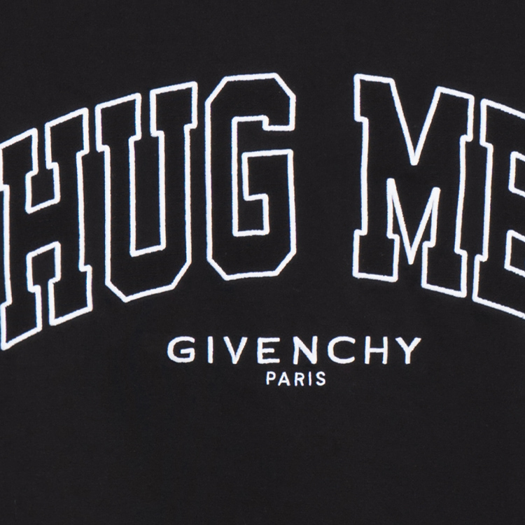 Details for Camiseta Negra de Manga Corta GIVENCHY Letter Print FW22. BM71DZ3Y6B-001