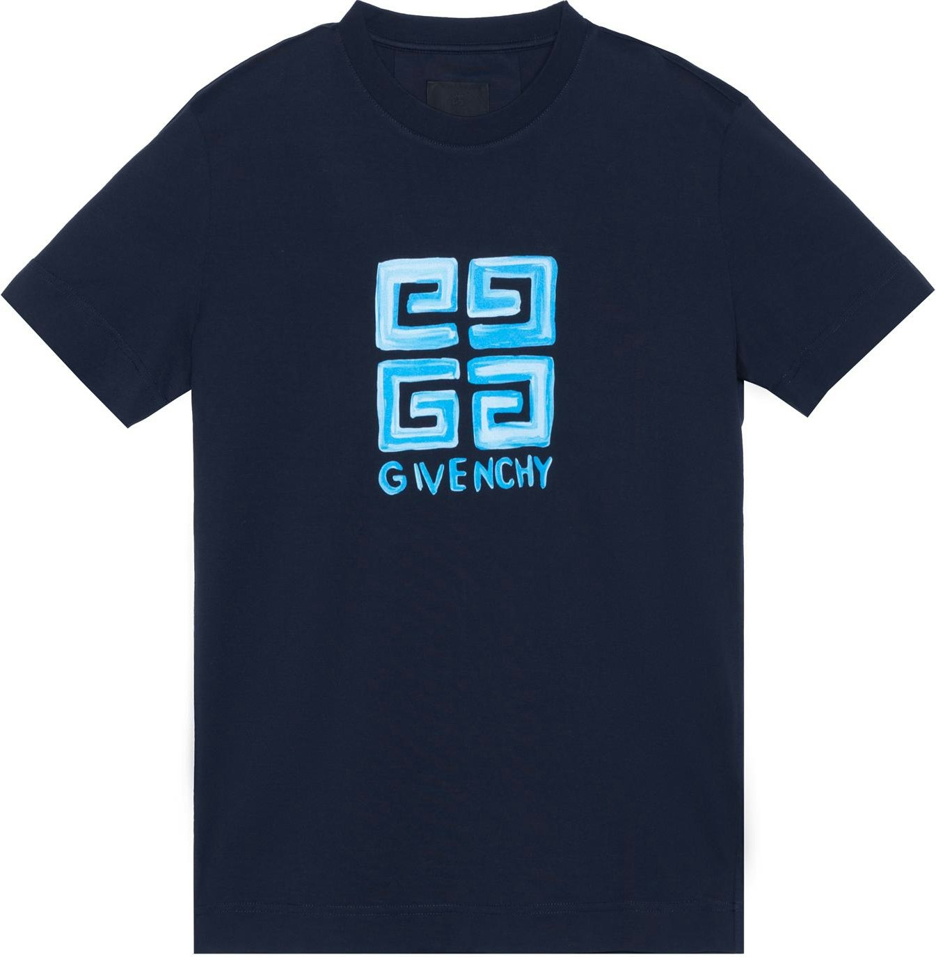 givenchy-letter-print-oversized-navy-t-shirt-ss-23-collection-bm-716-g3-yct-410