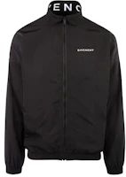 Givenchy Lightweight Black Jacket with Logo Design BM00CM1Y59-001 Givenchy Lightweight Black Jacket with Logo Design BM00CM1Y59-001