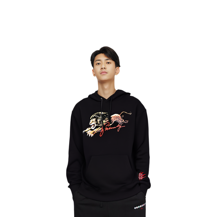 Purchase 紀梵希黑色獅子印花衛衣 GV1D3H-007