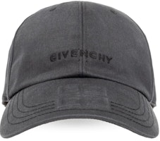 GIVENCHY Logo Grey Baseball Cap Cotton Spandex BPZ0ARP0UX001 GIVENCHY Logo Grey Baseball Cap Cotton Spandex BPZ0ARP0UX001