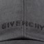 Shop ジバンシィ ロゴ グレーベースボールキャップ コットン スパンデックス BPZ0ARP0UX001
