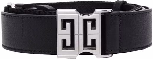 Order Cinturón Unisex de Piel de Ternera Negra Givenchy Logo, Diseño Pareja, 3.5cm Ancho. BK4054K154001