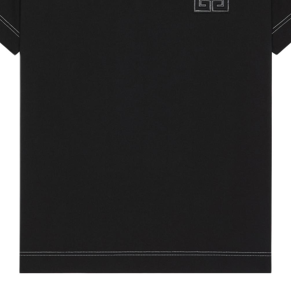 Givenchy Logo Crewneck Loose Fit Short Sleeve T-Shirt Black - BM71MG3YPQ004 圖 7