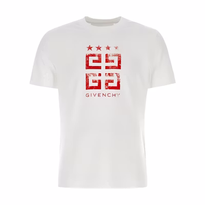 GIVENCHY Logo Crewneck Short Sleeve T-Shirt Men’s White BM716G3YEL-112