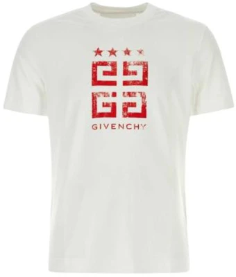 GIVENCHY 男士白色短袖圓領標誌T恤 BM716G3YEL-112 Order GIVENCHY 男士白色短袖圓領標誌T恤 BM716G3YEL-112