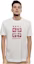 Shop GIVENCHY 男士白色短袖圓領標誌T恤 BM716G3YEL-112