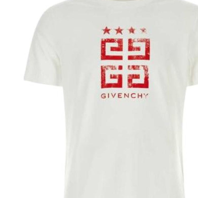 GIVENCHY Logo Crewneck Short Sleeve T-Shirt Men’s White BM716G3YEL-112 圖 5