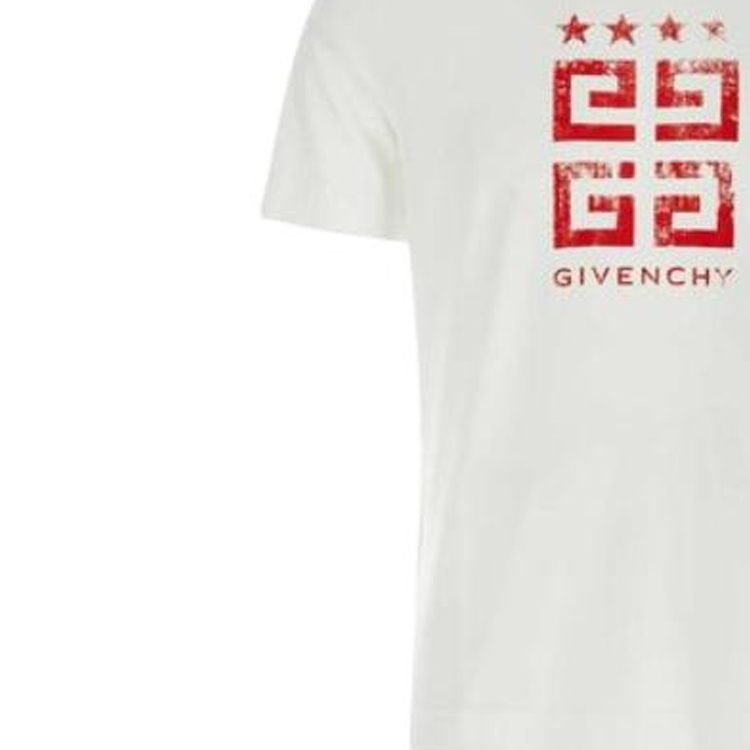 GIVENCHY Logo Crewneck Short Sleeve T-Shirt Men’s White BM716G3YEL-112 圖 6